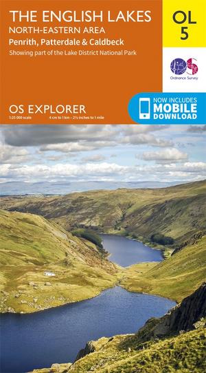  Explorer OL5 The Lake District North Eastern Area Map