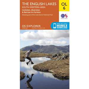 OS Explorer Map OL6 The English Lakes - South Western