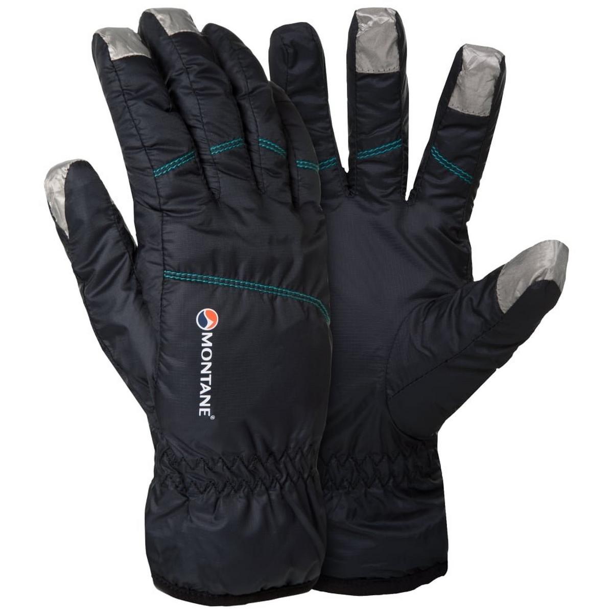 Montane Women's Prism Gloves - Black/Siberian Green
