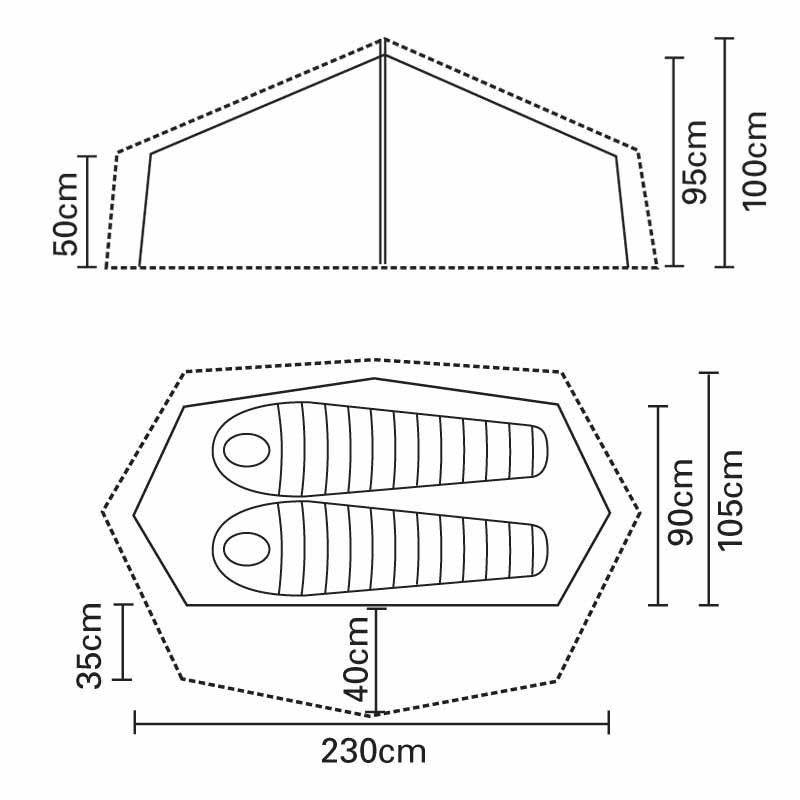 Terra Nova Laser Competition 2 Man Tent