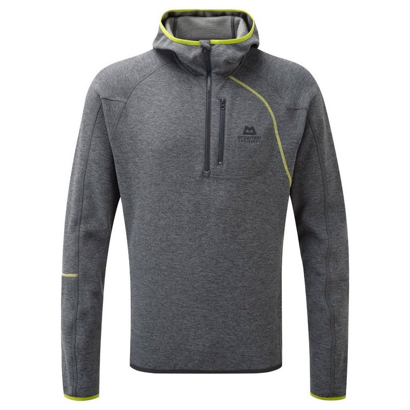 Men's Mountain Equipment Integrity Hooded Zip Tee Raven