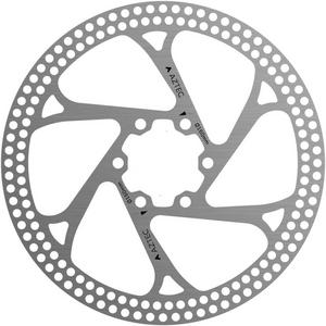  Stainless steel fixed disc rotor with circular cut outs - 180 mm