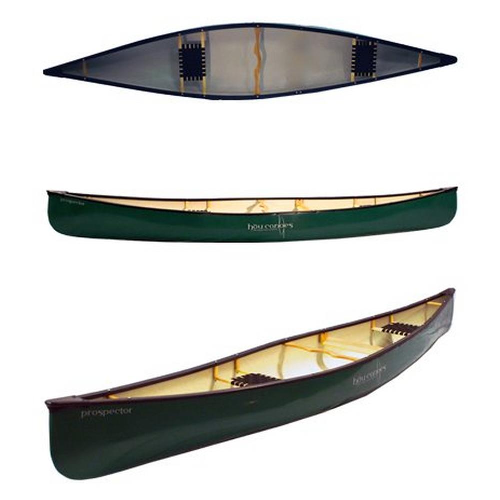 Hou Canoes Prospector Open Canoe - Green