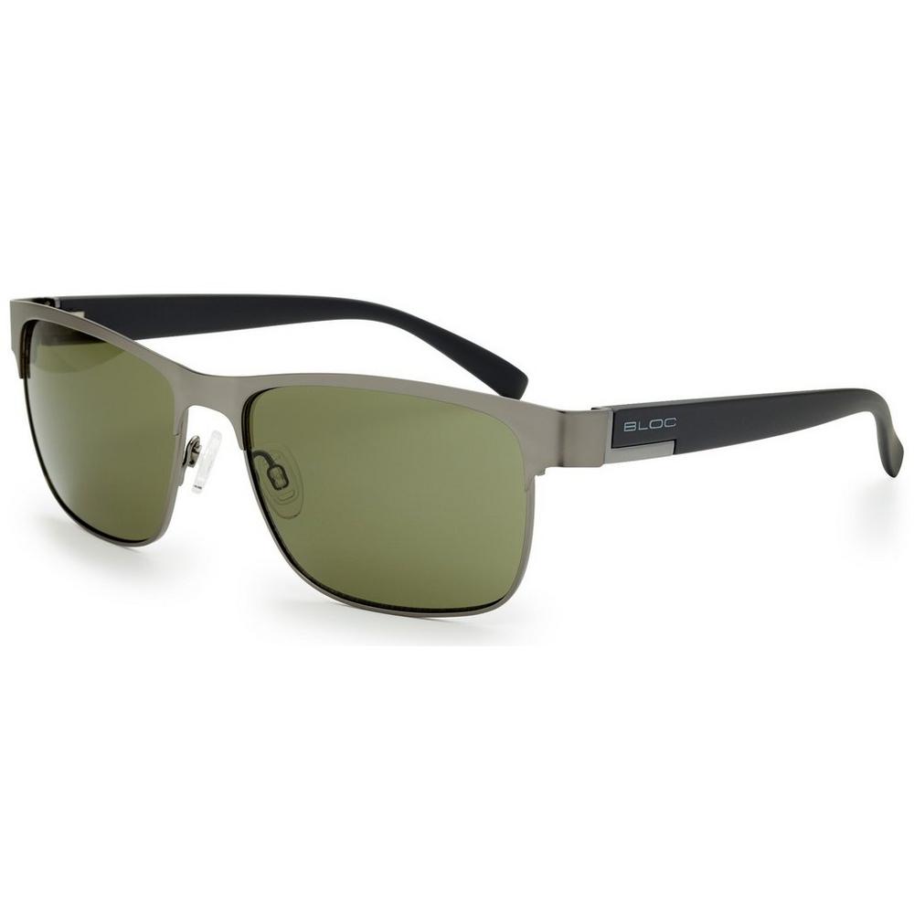 Bloc Deck Matt Gun Black Temple Sunglasses