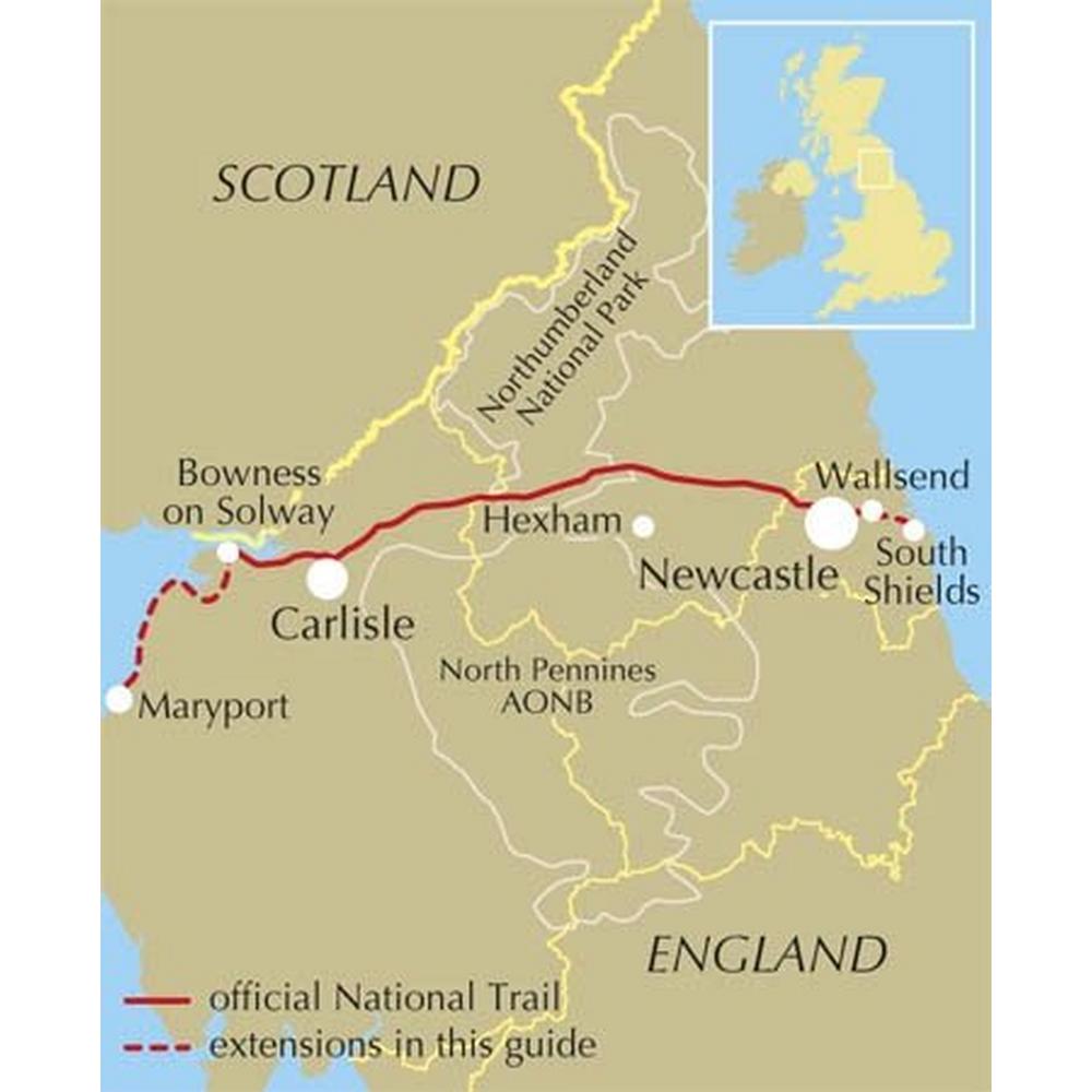 Cicerone Guide Book: Walking Hadrian's Wall Path: Mark Richards