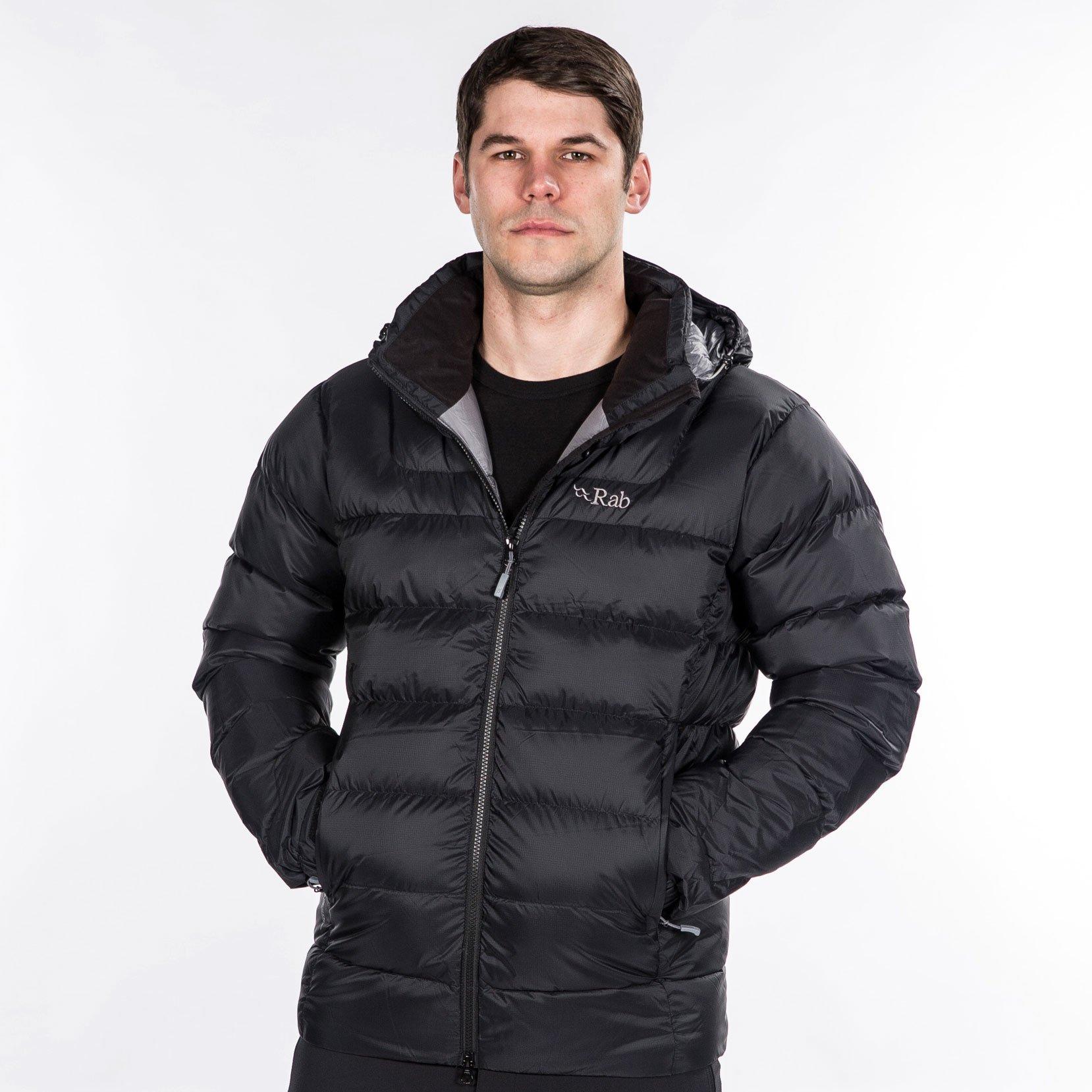 Rab puffer store jacket black