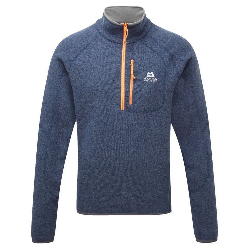 Mountain Equipment Men s Chamonix Zip Sweater Navy Russet