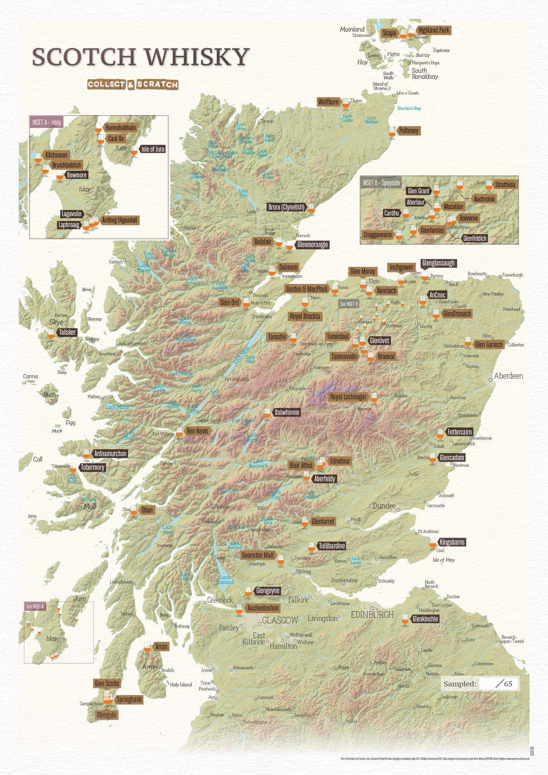 Scotch Management Area Maps BLACKSTONE Whisky Blend 0,7 L | ALDI SÜD