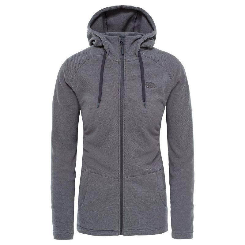 North Face Women s Mezzaluna Hoodie in Grey Tiso