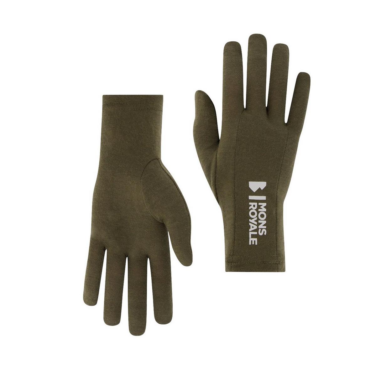 Mons Royale Unisex Volta Glove Liners - Green