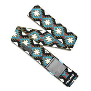 Unisex Twilight Belt - Oat & Turquoise