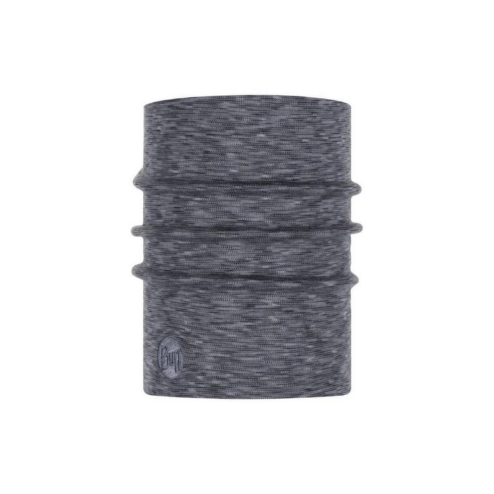 Buff Heavyweight Merino Buff - Fog Grey / Multi Stripe