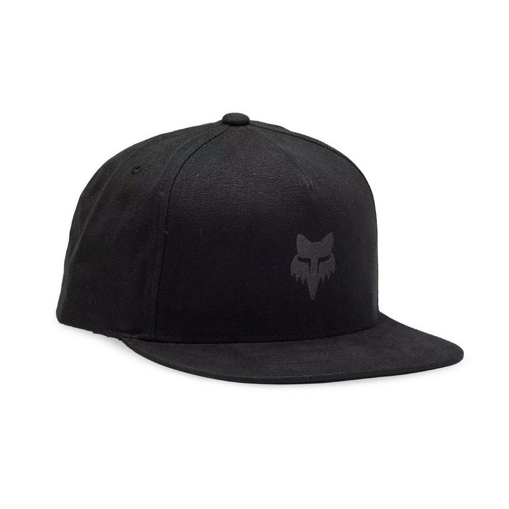 Fox Unisex Fox Head Snapback Hat - Black