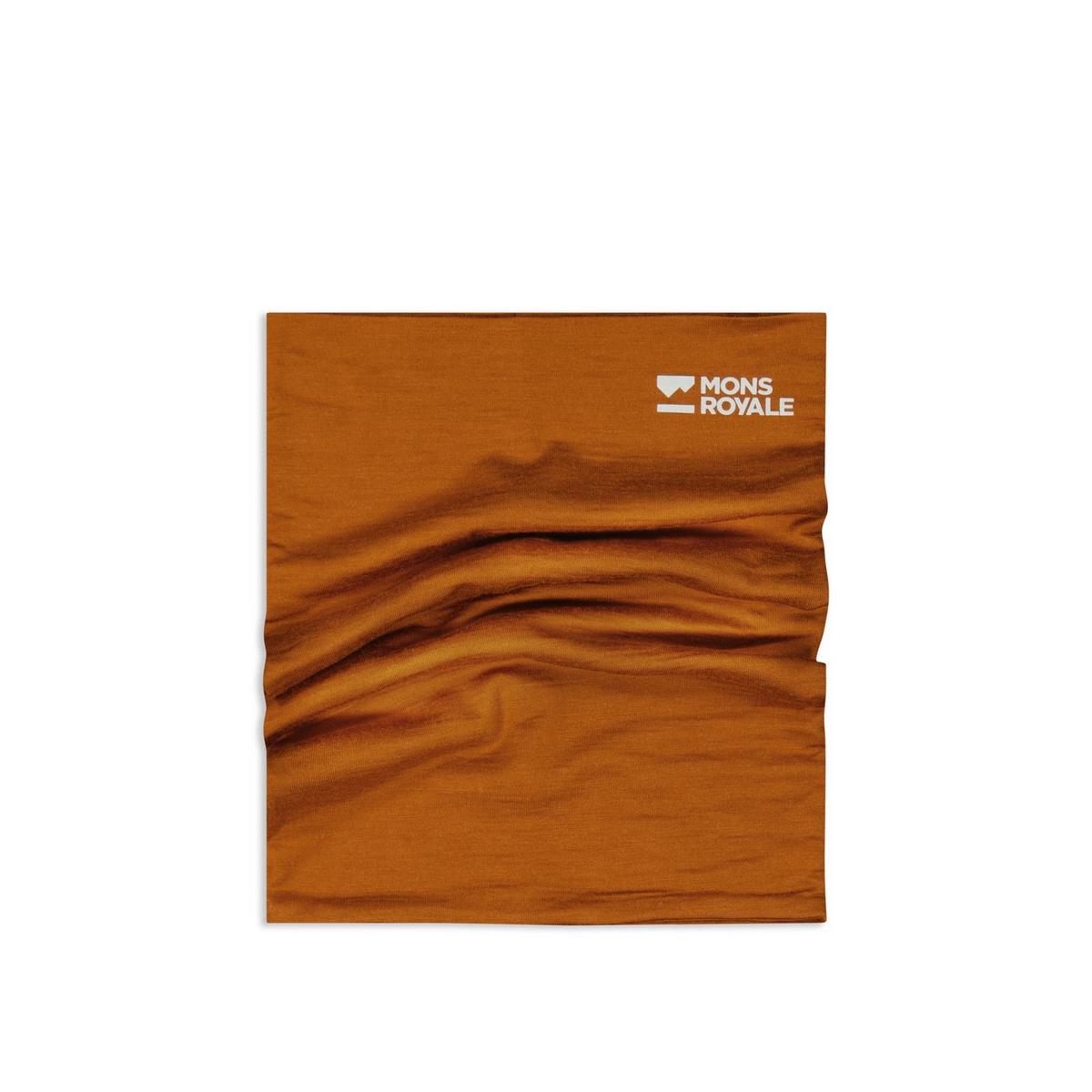 Mons Royale Double Up Merino Neckwarmer - Orange