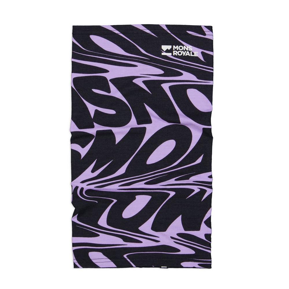 Mons Royale Women's Daily Dose Neckwarmer - Black / Purple