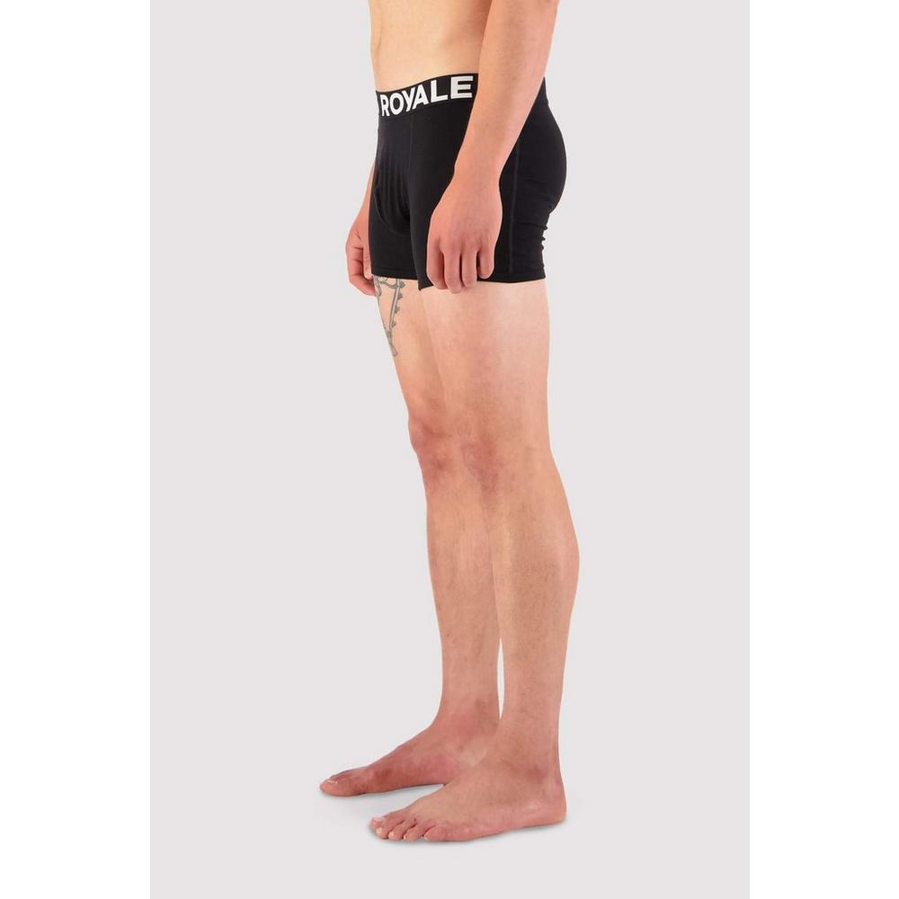 Mons Royale Men's Hold 'Em Shorty Boxer - Black