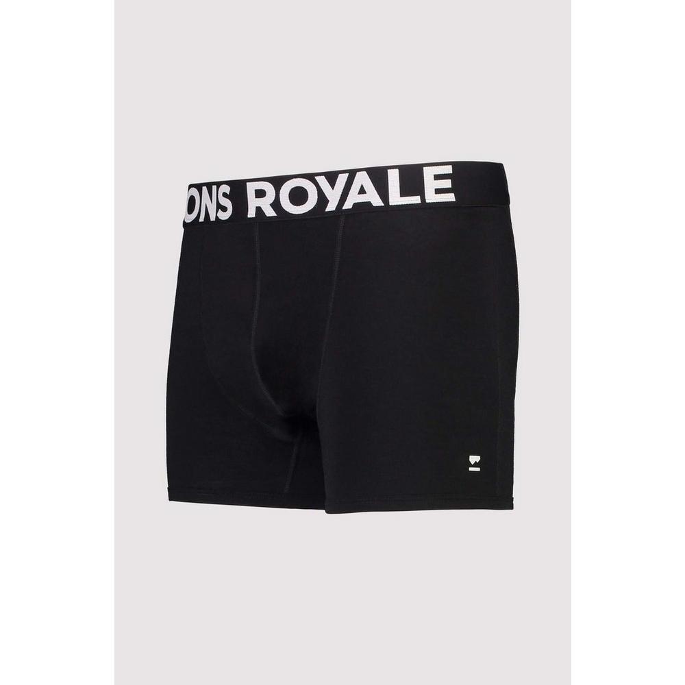 Mons Royale Men's Hold 'Em Shorty Boxer - Black