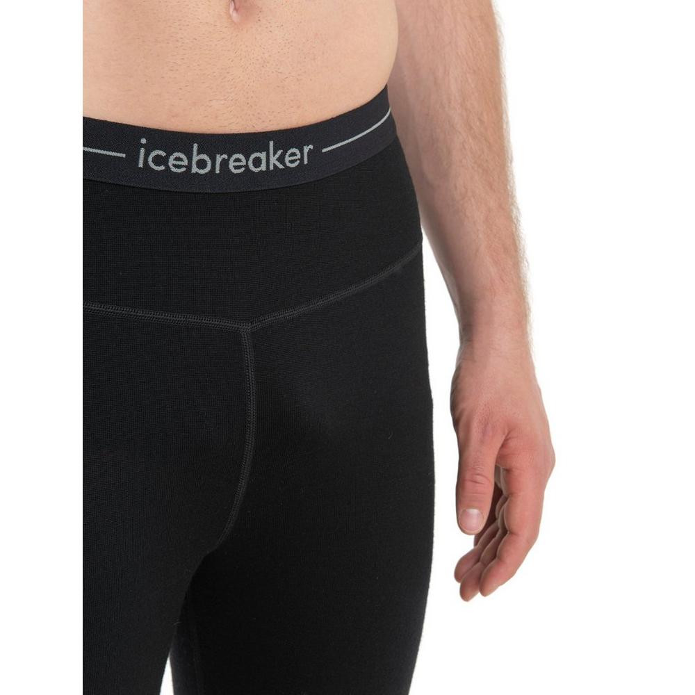 Icebreaker Men's 260 Zoneknit Merino Thermal Legless-  Black