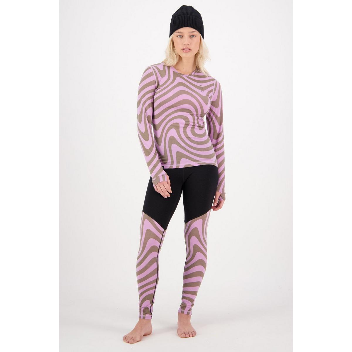 Mons Royale Women's Cascade Merino Flex 200 Legging - Pink