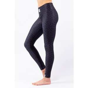 Women's Icecold Base Layer Tights - Black Leopard