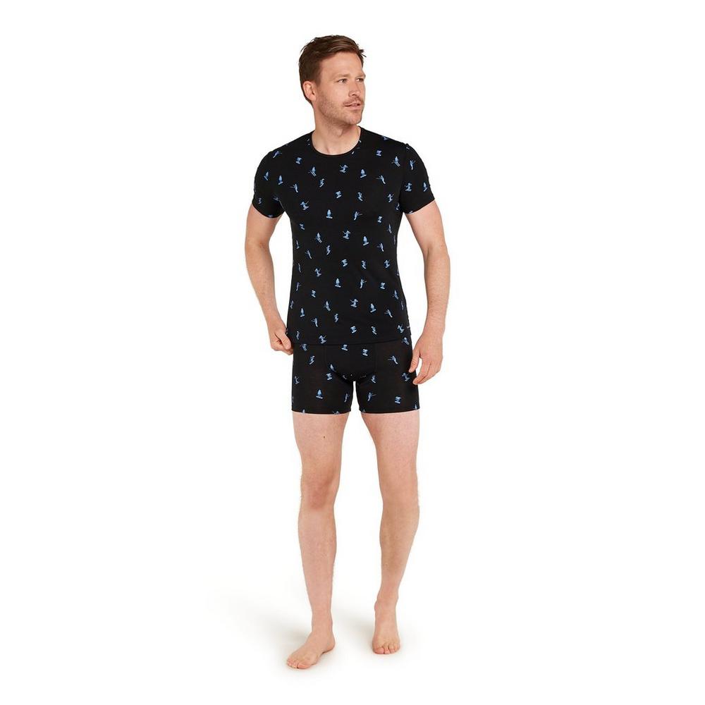 Icebreaker Men's 150 Anatomica Boxers - Ski Day / Black