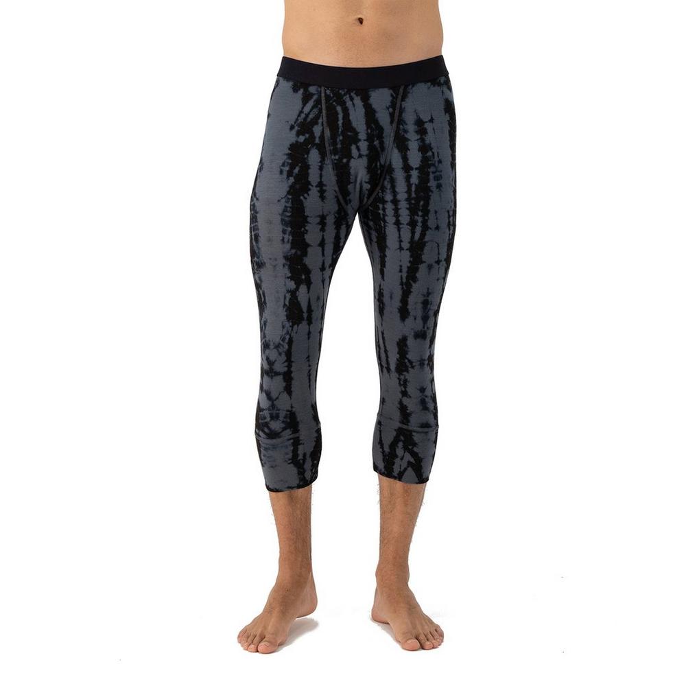 Mons Royale Men's Cascade 200 3/4 Leggings - Grey