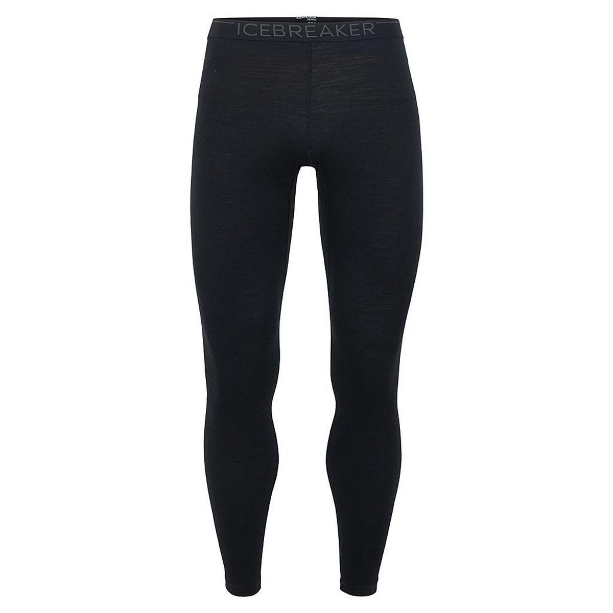 Icebreaker BASE LAYER Pants Men's 200 Oasis Leggings Black