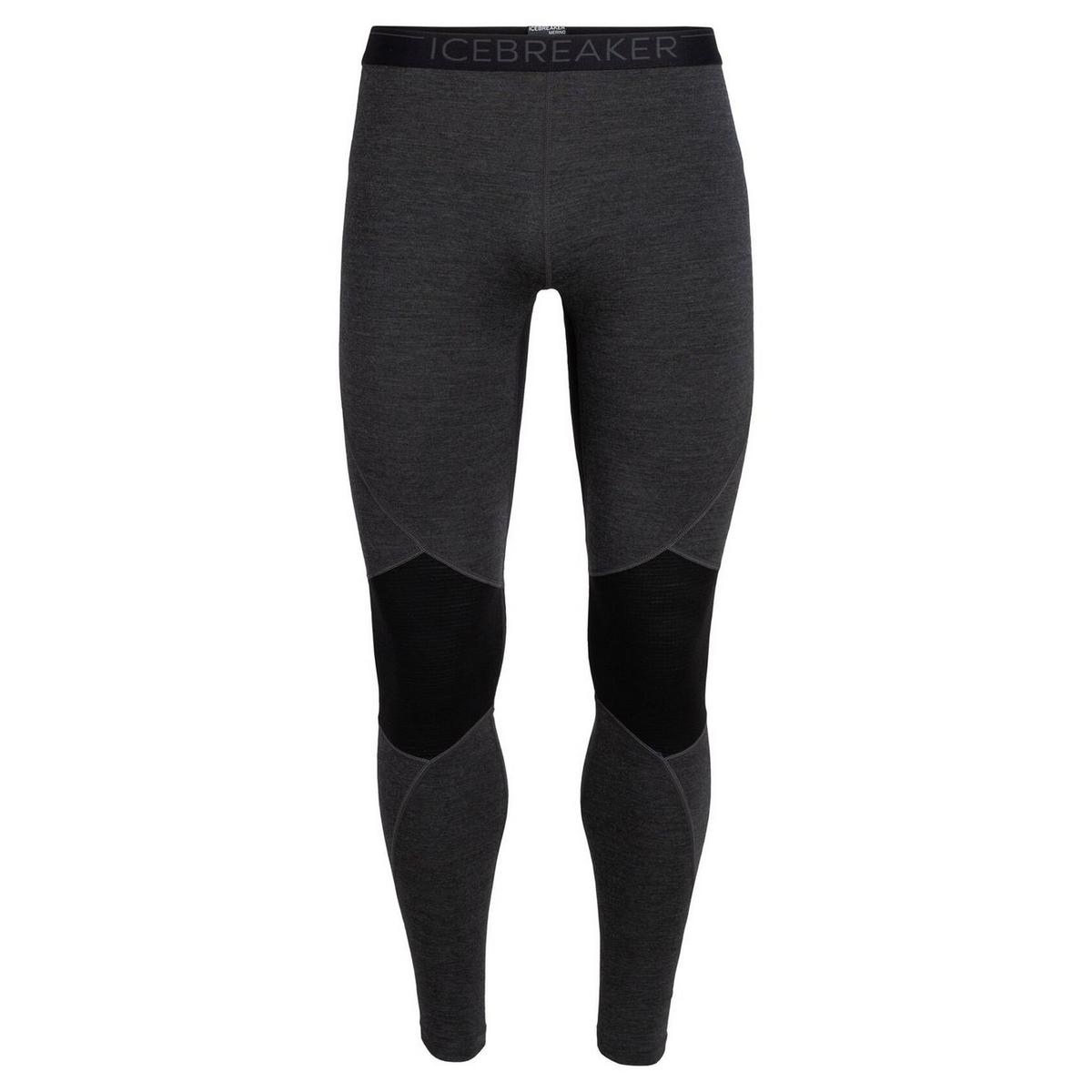 Icebreaker BASE LAYER Pant Men's 260 Zone Leggings Jet Heather/Black/Mineral