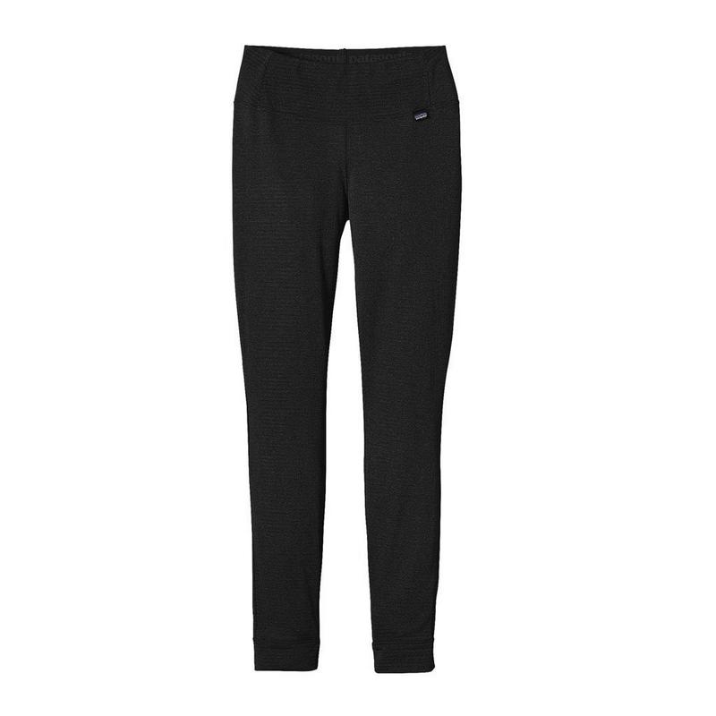 BASE LAYER Pants Women's Capilene Thermal Weight Bottoms Black