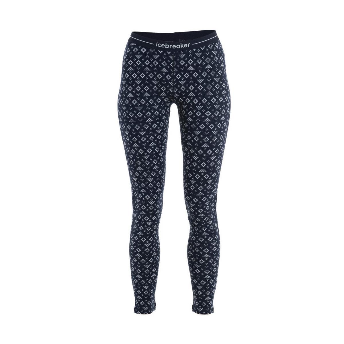 Icebreaker Women's 260 Vertex Legging - First Snow/Navy