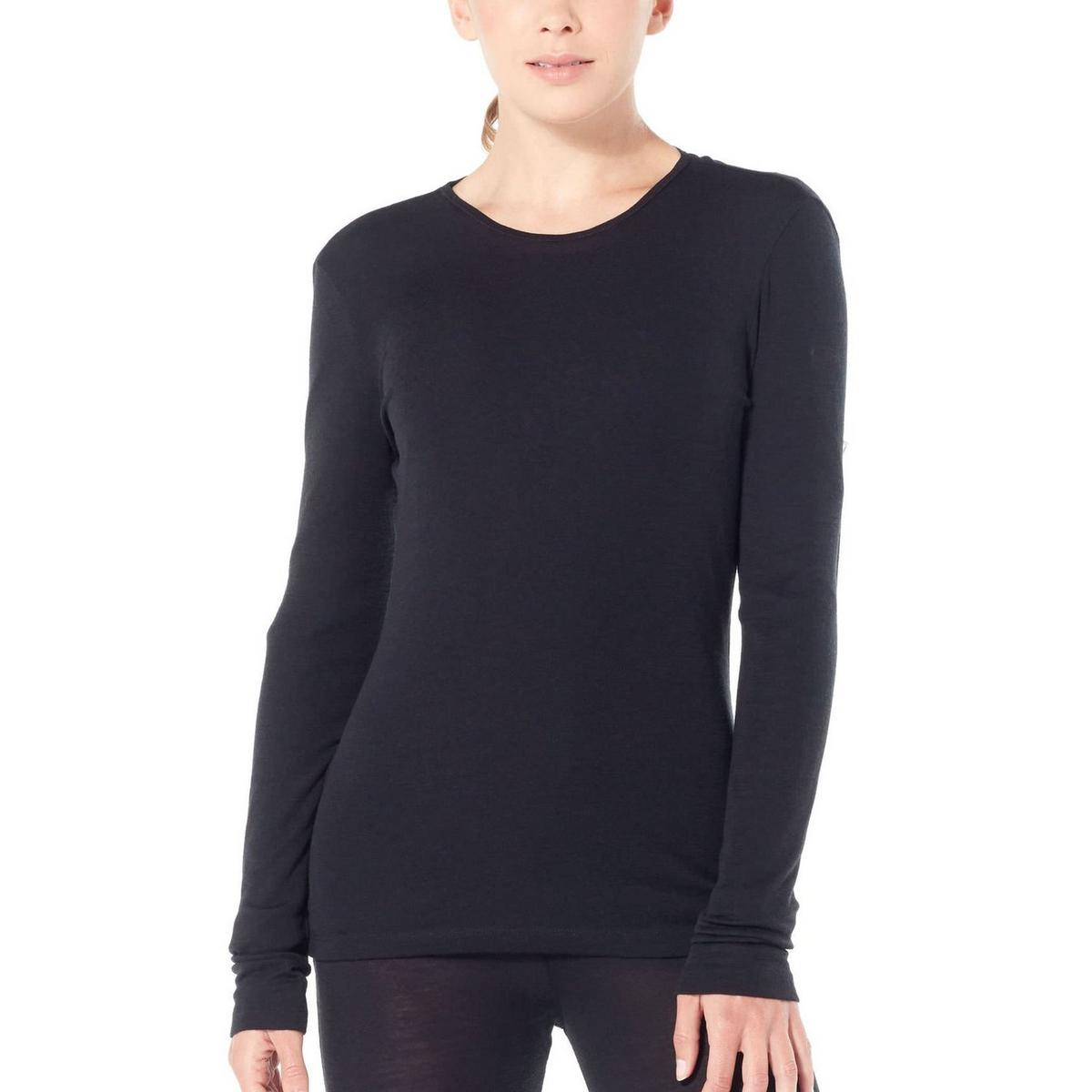 Icebreaker Merino Women's 175 Everyday Long Sleeve Crewe, Black, XS :  Icebreaker: : Clothing, Shoes & Accessories