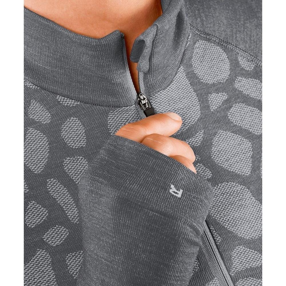 Women's Falke LS Shirt Trend Reg Fit - Grey