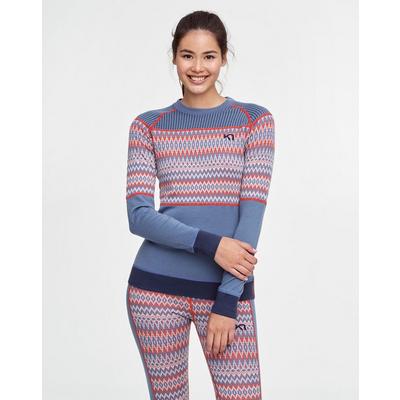 Kari Traa Women's Silja Wool Long Sleeve Top - Blue