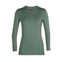 Women's 260 Tech Long Sleeve Crewe Thermal Top - Green