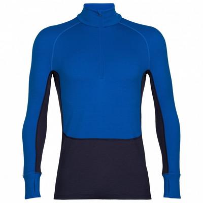 Icebreaker Men's 260 ZoneKnit Merino Long Sleeve Half Zip - Lazurite/Royal Navy