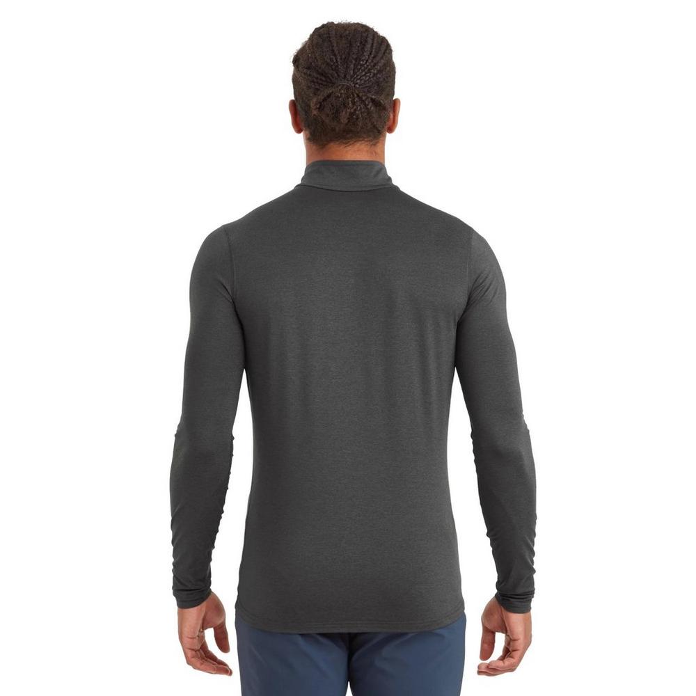 Montane Men's Dart XT Zip Neck Base Layer - Grey