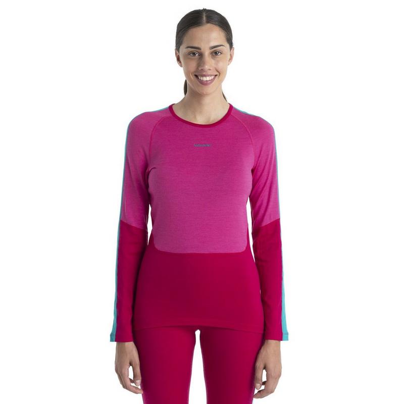 Women's 200 Sonebula LS Crewe - Pink/Red