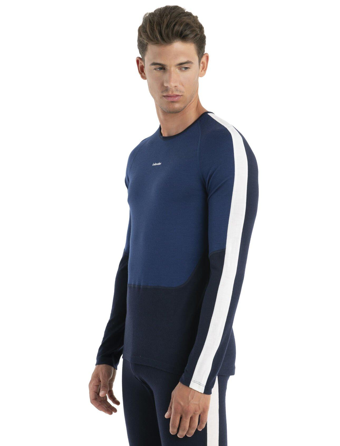 Icebreaker Men's Merino 200 Sonebula LS Thermal Top - Navy | Tiso