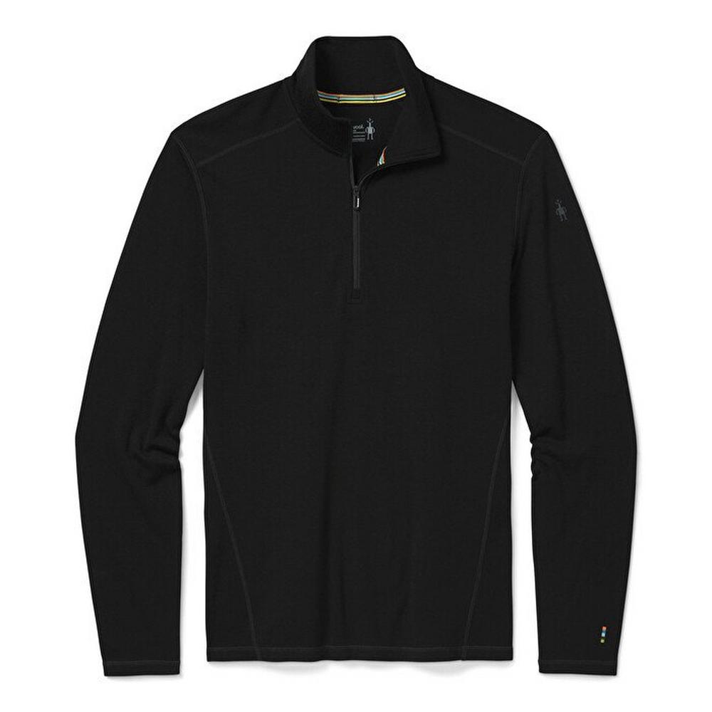 Smartwool Men's Classic Thermal Base Layer 1/4 Zip - Black