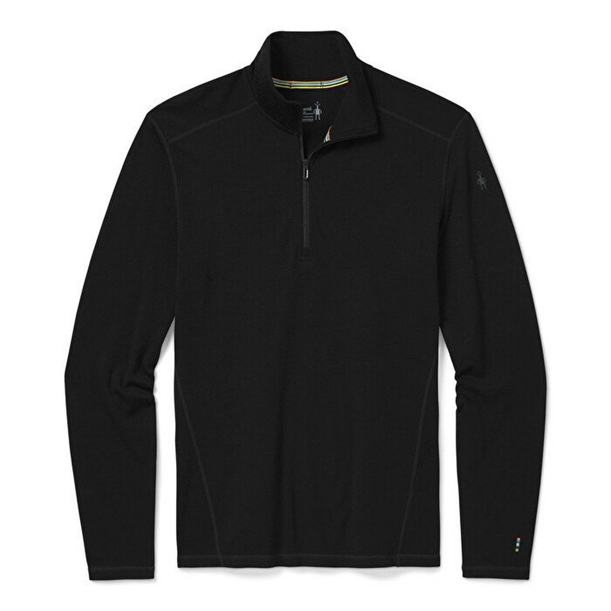 Smartwool Men's Classic Thermal Base Layer 1/4 Zip - Black