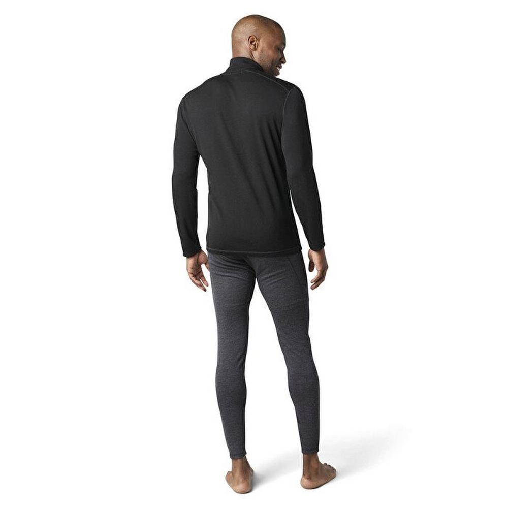 Smartwool Men's Classic Thermal Base Layer 1/4 Zip - Black