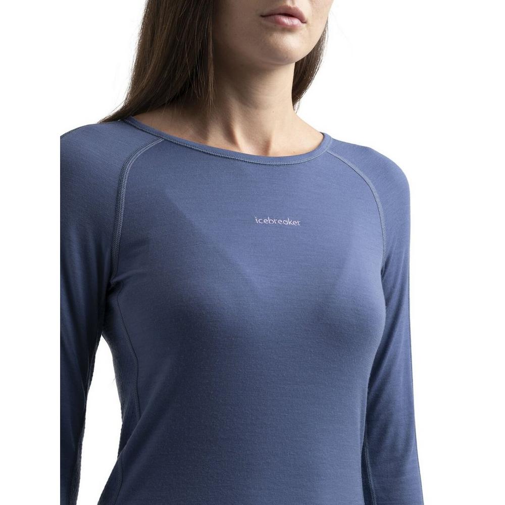 Icebreaker Women's 200 Zoneknit Longsleeve Crew - Purple