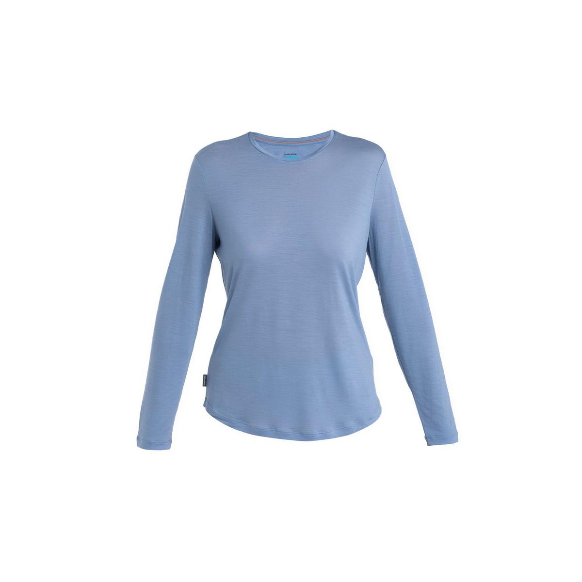 Life Is Good Women's Athletic Irish Sunblock Crusher-LITE Short Sleeve T-Shirt in Darkest Blue Size Small | 100% Cotton