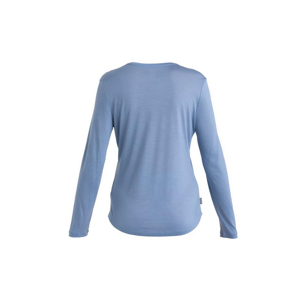 Icebreaker Women's 125 Cool Lite Sphere Longsleeve T-shirt - Blue