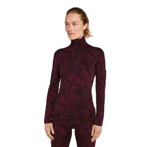 Women's Merino 260 Vertex Long Sleeve Half Zip Thermal Top Frozen Forms - Red