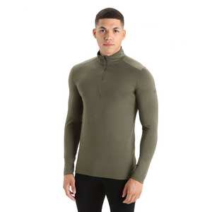 Men's 200 Oasis Long Sleeve Half Zip - Green