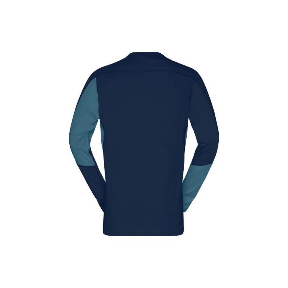 Norrona Men's Falketind Equaliser Merino Round Neck - Blue