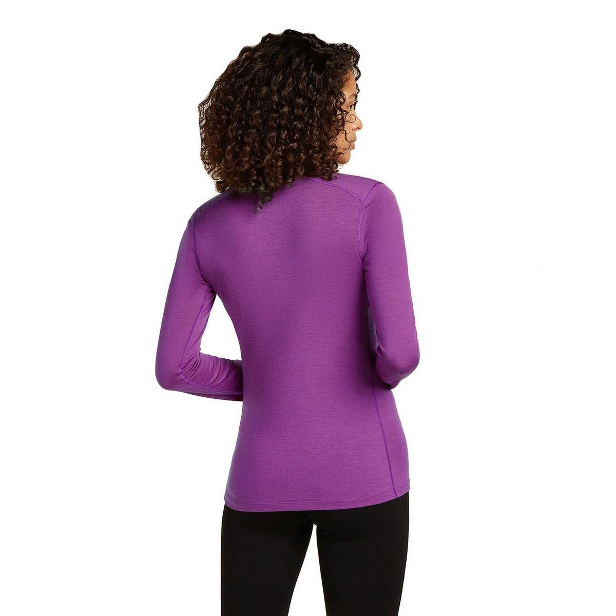 Icebreaker Women's 200 Oasis Long Sleeve Thermal - Purple