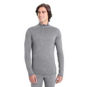 Men's 200 Oasis Long Sleeve Half Zip - Grey
