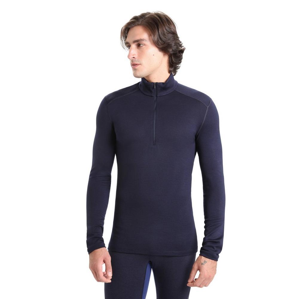 Icebreaker Men's 260 Tech Long Sleeve Half Zip - Navy